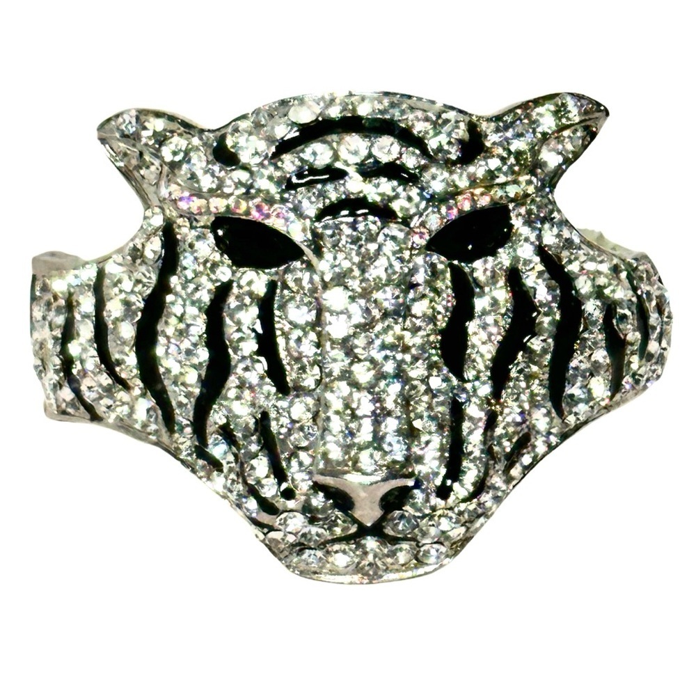BRACELET CRYSTALS Tiger Bling Bracelet Chunky purchase 2010 and never wore it